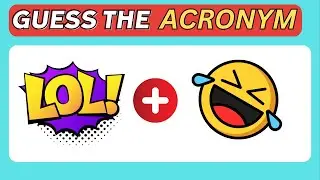 Guess these words in English 😂🔍 #acronyms #emojiquiz #LOLMeaning #engquiz #vocabularyquiz