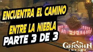 ENCUENTRA EL CAMINO ENTRE LA NIEBLA Y HAZ OFRENDAS A LOS ARBOLES 3/3 - Isla Tsurumi - Genshin Impact