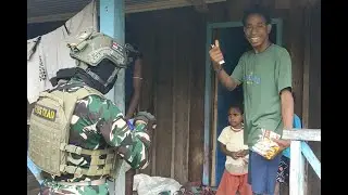 Habema Soldiers House to House Social Communication Welcomed Happily by Ginid Residents