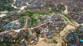 Drone Video of Rohingya Camps in Cox's Bazar, Bangladesh