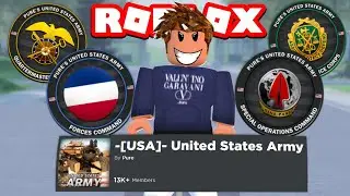 I Restarted my Roblox United States Army Group