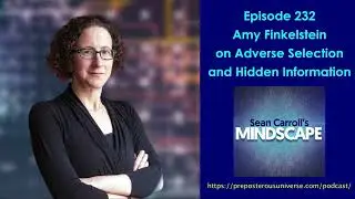 Mindscape 232 | Amy Finkelstein on Adverse Selection and Hidden Information