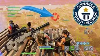 FORTNITE *REAL* WORLD RECORD FURTHEST SNIPE!!!