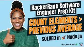 Count Elements Greater Than Previous Average | HackerRank Software Engineer Prep Kit