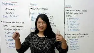 MORFOLOGI 1 |BAHASA INDONESIA 8| KELAS 12