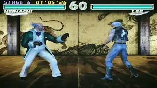 tekken heihachi defeating everyone with hammer fist
