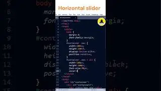 Horizontal slider text effect || HTML & CSS 🔥