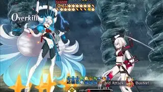 [FGO] Aqua Marie vs Lv.100 Jeanne Alter Summer
