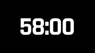 58 Minutes Timer