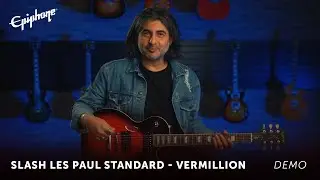 Epiphone Slash Les Paul Standard Vermillion Burst Demo & Review