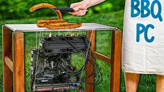 Schwebender PC als GRILL