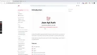 Laravel Json API Authentication - Login.