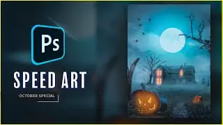 How To Edit Photo In Photoshop | Halloween Concept Art | Speed Art (Photoshop) | Spooky Edit |