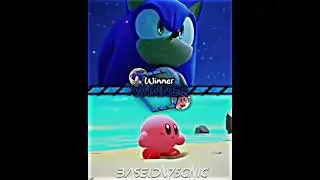 Fire collab with @YourFavoriteBlueHedgehog again Sonic vs Kirby