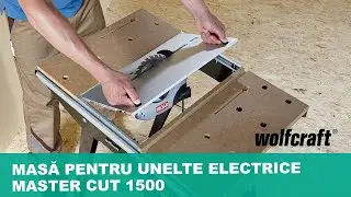 Banc de lucru și masă pentru circular MASTER cut 1500 | wolfcraft