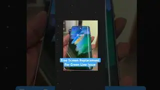 Samsung Free Screen Replacement for Green Line Issue!