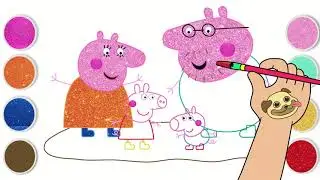 How to Draw Peppa Pig | Drawing Coloring and Painting