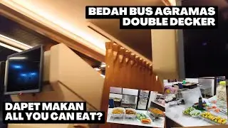 Jakarta - Cikarang - Surabaya - Malang tidur 180°? review lengkap bus agramas double decker
