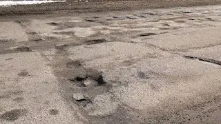 Potholes of Shepard Road - St. Paul, MN