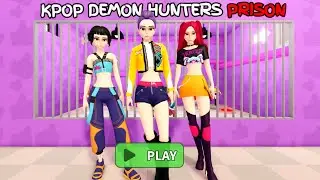 KPOP DEMON HUNTERS PRISON RUN! roblox! Gameplay Walkthrough No Death 4K