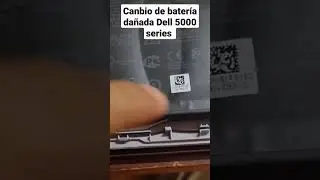 Instalación de batería nueva Dell Inspiron 5000 series.