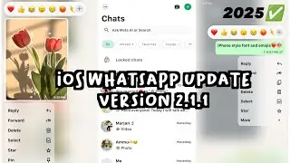 MB WhatsApp Version 2.1.1 | iOS Whatsapp New Update 2025 