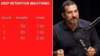 Wim Hof Method Feat Andrew Huberman (timer on screen)