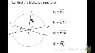 Finding Arc Measures