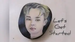Rock Painting_BTS Jimin.