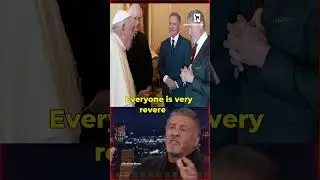 Sylvester STALLONE FUNNY family meets the POPE #stallone