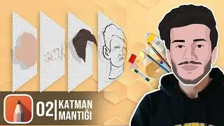 TELEFONDAN YÜZ ÇİZİMİNDE KATMAN MANTIĞI - KATMAN AYARLARI | SKETCHBOOK EĞİTİM SERİSİ