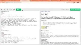 Use HTML tables to layout your resume blocks