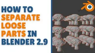 How to separate loose parts in blender 2.9