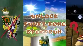 Mario Kart Wii Unlock Funky Kong in 5:51