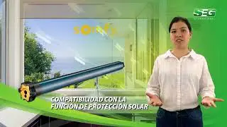 Automatizador para cortinas de enrollar, toldos y persianas - Motores Tubulares SOMFY.