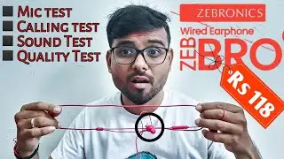 Zebronics zeb bro earphones unboxing 🥴 : Sound Test & Review