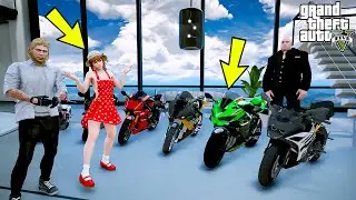ŞAHİN TAKES YONCA ON A TOUR OF HIS NEW MOTOR GARAGE! (HE FELL IN LOVE!) - GTA 5 ŞAHİN'S LIFE