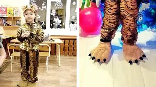МК /Как сшить лапки тигра /Новогодний костюм тигра
