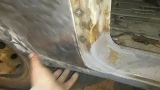 замена порогов и покраска нивы