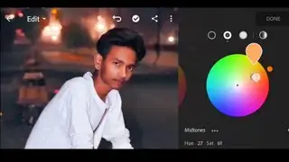 How to Use Lightroom Color Grading Tool | Lightroom CC Mobile Color Correction  Arun pal photo editz
