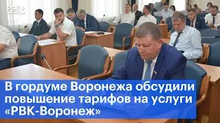 В гордуме Воронежа обсудили повышение тарифов на услуги «РВК-Воронеж»