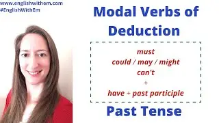 Modal Verbs of Deduction: Past Tense [English Grammar] (Describe a photo)
