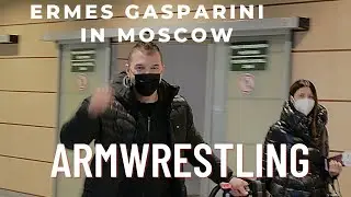 Ermes Gasparini in Moscow. Ermes Gasparini a Mosca. Эрмес Гаспарини в Москве. TOP 8 ARMWRESTLING.