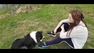 С Моней на речке!!!   Открываем купальный сезон!!!