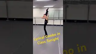Amazing lyrical combo in dance class tonight #dance #lyrical #dancer
