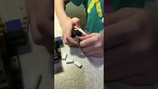 Тима Кудрявцев.  Сборка копилки из Lego