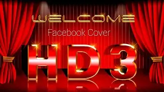 Full HD + 3D Shadow Requested Glass Font Facebook Cover Art
