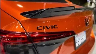 11th Gen Civic Si Black Emblems Install : FE1 2022-2024