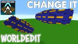 Minecraft WorldEdit Guide | Flip Rotate and Deform (Part3)