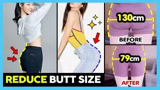BEST EXERCISES TO REDUCE BUTT SIZE | LOSE BUTT FAT, FIRM BUTT, GET SMALL & SLIM BUTT AT HOME FAST